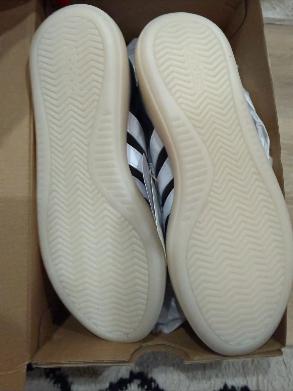 adidas women’s Black & White Low-Profile Casual Sneakers